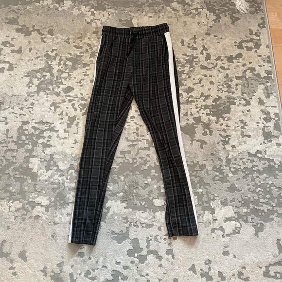 BOOHOOMAN Plaid Joggers - Picture 1 of 4